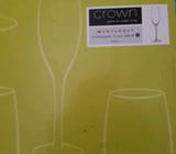 Crown champagne flute glasses 6