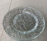 Glass platters x 4