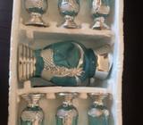 Fancy cups and jug
