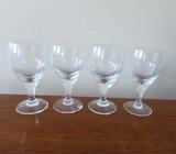 4 small shot glasses. Very good quality