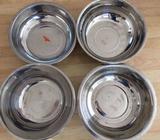 Brand new stainless steel bowls