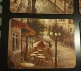 6 french scenes placemats