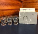 Vue shot glasses 18x 55ml high shot glasses