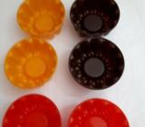 set/6 Jelly moulds made in the Philippines