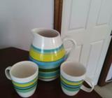 Jug and 2 mugs