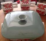 Oven ware dish and ramikins
