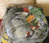 Mikasa Garden Terrace crystal platter