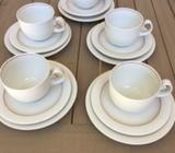 Arzberg cup saucer and plate trios x 5