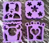 4 x kids Lunch punch sandwich cutters