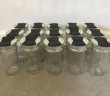 Herb and spice jars x 15