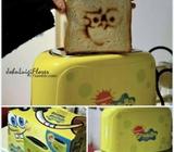NICKELODEON WORKING SPONGE BOB TOASTER COLLECTABLE