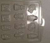 Christmas chocolate moulds x3