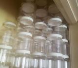 Plastic Jars with lid 1L