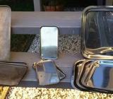 ASSORTED STAINLESS STEEL TRAYS