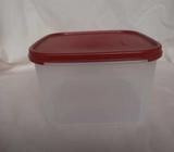 TUPPERWARE MODULAR MATE SQUARE SIZE 2 CRANBERRY LID NO. 3