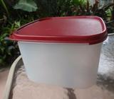 TUPPERWARE MODULAR MATE SQUARE SIZE 2 CRANBERRY STIPPLE LID NO. 2