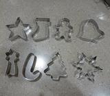 Christmas shapes cookie cutters