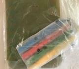 Tupperware 4 x small chopping boards with 4 knifes