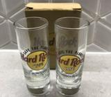 Hard Rock Cafe ... 2 Tall Shot Glasses