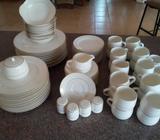 60 Piece Seyei Shellbone China Dinner Set - Moonlight 7203