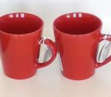 2 Matching Red Cups - Brand New