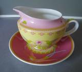 MAXWELL & WILLIAMS BONE CHINA CREAMER & SAUCER