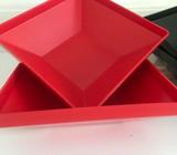Tupperware Square Zen Bowls set of 4 - New