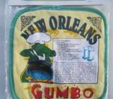 NEW ORLEANS GUMBO RECIPIE POT HOLDER BRAND NEW ORIGINAL PACKAGING