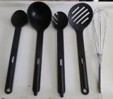 Black Plastic Heavy Duty Kitchen Tools Starter 5 for $5