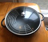 Staub wok 37cm black
