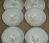 6 x VINTAGE 'SANGO' FINE CHINA BOWLS 