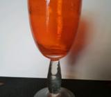 Orange Wine glass x 2