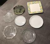 Lots of platters assorted brands price on photos and sizes