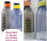 Tupperware 1L Square Eco Bottle