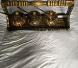 Sauce pots with carrier