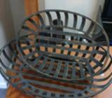 Metal fruit basket