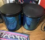 Silver Kitchen door bins