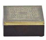 Coaster made of wood and brass-20% off advert price