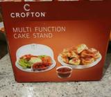 Hard plastic Snack and dip appetizzer with dome lid brand new