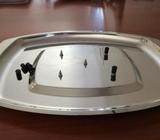 STAINLESS STEEL MEAT CARVING TRAY