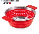 Chefs Toolbox Collapsible Silicone Steamer Colander 20cm