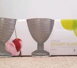 Dessert/ sundae glasses 250ml 3pk BRAND NEW