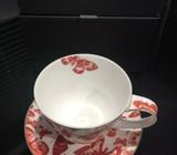 Brand new T2 butterfly tea cup and saucer
