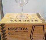 Wine Riserva Degustazione tasting glasses