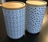 Set of Canisters with lid