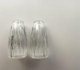 Lead crystal salt and pepper set