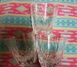 3 cystal glasses $10 lot