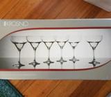 Set 0f 6 Margarita Glasses