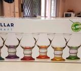 Coloured serving glass