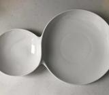 NEW Villeroy & Boch Flow Two In One Serving Platter - Large Size